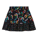 STELLA McCARTNEY gonna tinta unita con stampa fantasia Nero per Neonata TV7B91N NERO STELLA McCARTNEY 