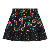 STELLA McCARTNEY gonna tinta unita con stampa fantasia Nero per Neonata TV7B91N NERO STELLA McCARTNEY 