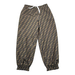 FENDI pantalone tuta reversibile bicolore Marrone/azzurro per Bambina JF065 MARRONE/AZZURRO FENDI 