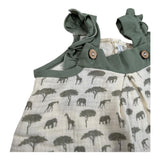 Calamaro Completo 2 Pezzi Camicia-Culotte per Bambina 17720J VERDE CALAMARO 