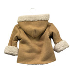 LE BEBE' giubbino tinta unita con cappuccio in camoscio Biscotto per Bambino LBB4667 BISCOTTO LE BEBE' 