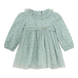 MAYORAL abit mezza manica tinta unita in tulle Verde acqua per Neonata 2907 VERDE ACQUA MAYORAL 