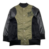 JOHN RICHMOND giubbino bicolore con maniche in ecopelle Verde/nero per Bambino RBA25063GB VERDE/NERO JOHN RICHMOND 