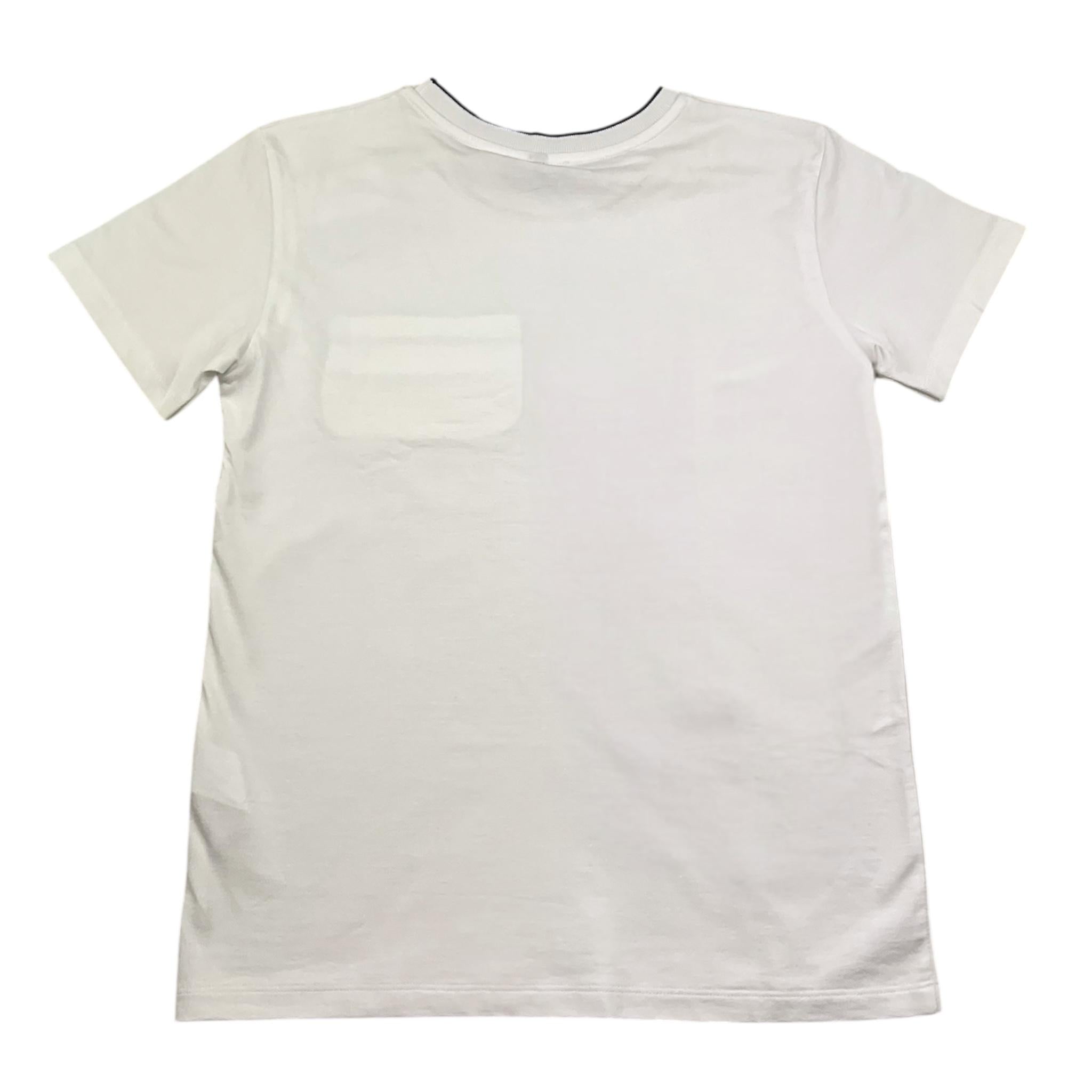 Please T-Shirt Girocollo Tinta Unita per Bambino MB15280B73 BIANCO PLEASE 