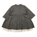 NANAN abito manica lunga tinta unita Grigio per Bambina I2343024GRJ GRIGIO NANAN 
