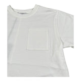 Paolo Pecora T-Shirt Girocollo Tinta Unita con Tasche per Bambino PP4369 BIANCO PAOLO PECORA 