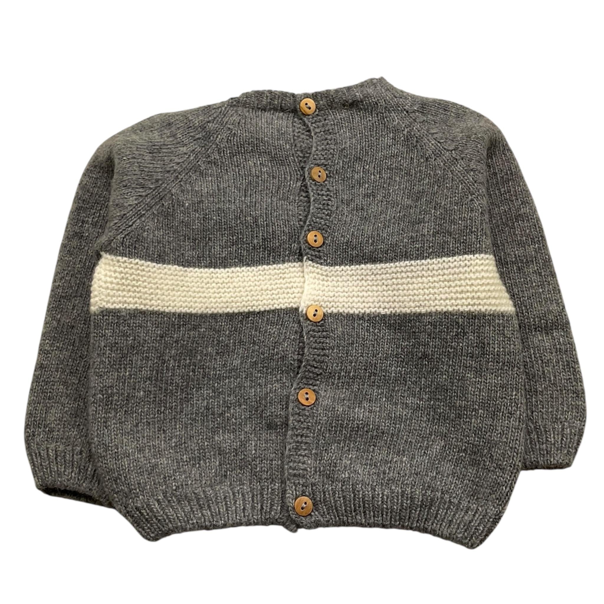 WEDOBLE maglia girocollo tinta ujnita con ricami Grigio per Neonato I2404301A GRIGIO WEDOBLE 