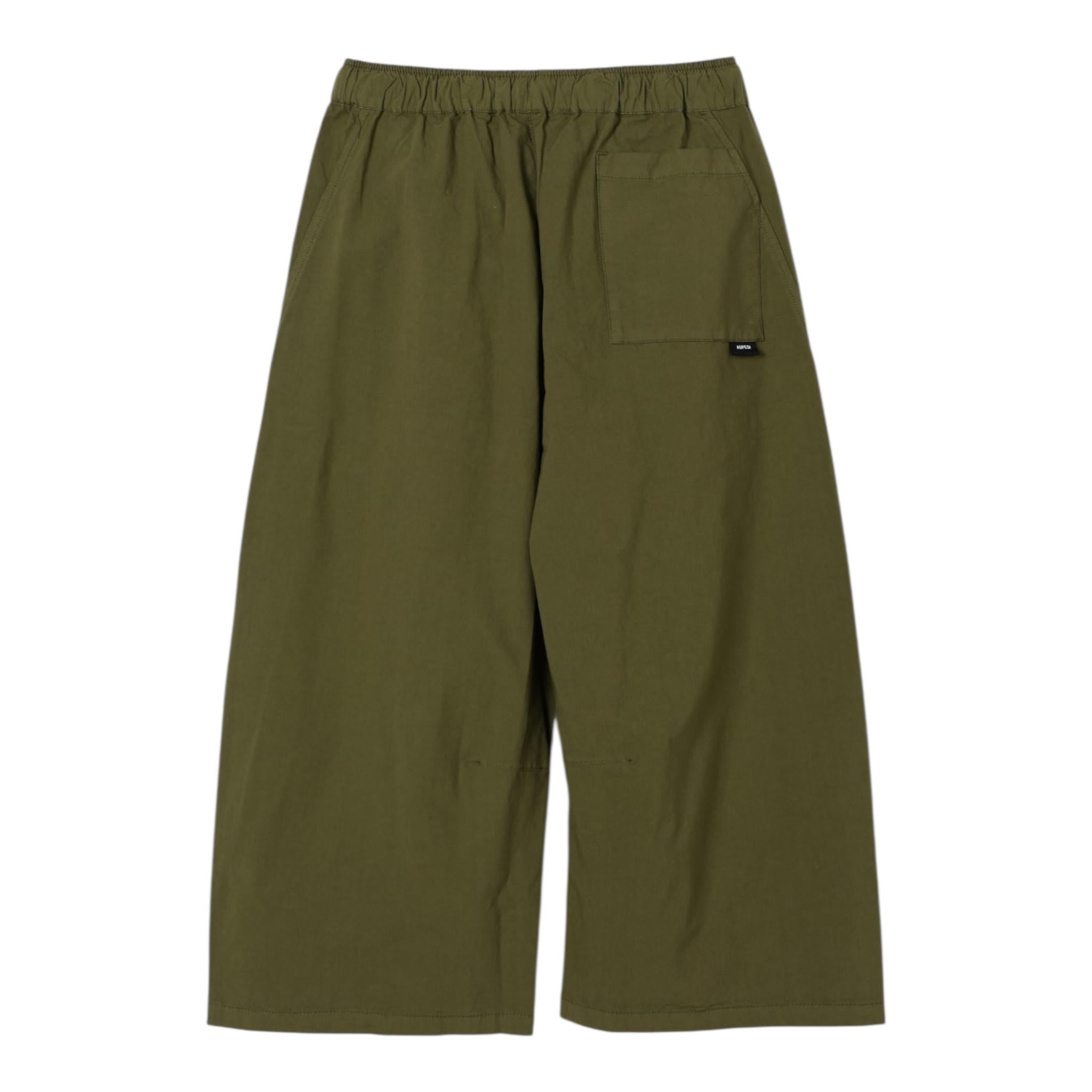 Aspesi Pantalone Tinta Unita con Elastico In Vita per Bambino S25077PLC6063 VERDE ASPESI 