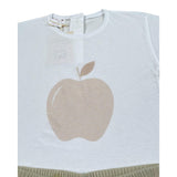 Babyvip Completo 2 Pezzi T-Shirt-Short Bicolore per Neonata T7217 BIANCO BABYVIP 