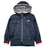 Sun68 Giubbino tinta unita con Cappuccio Blu per Neonato R303022 BLU SUN68 