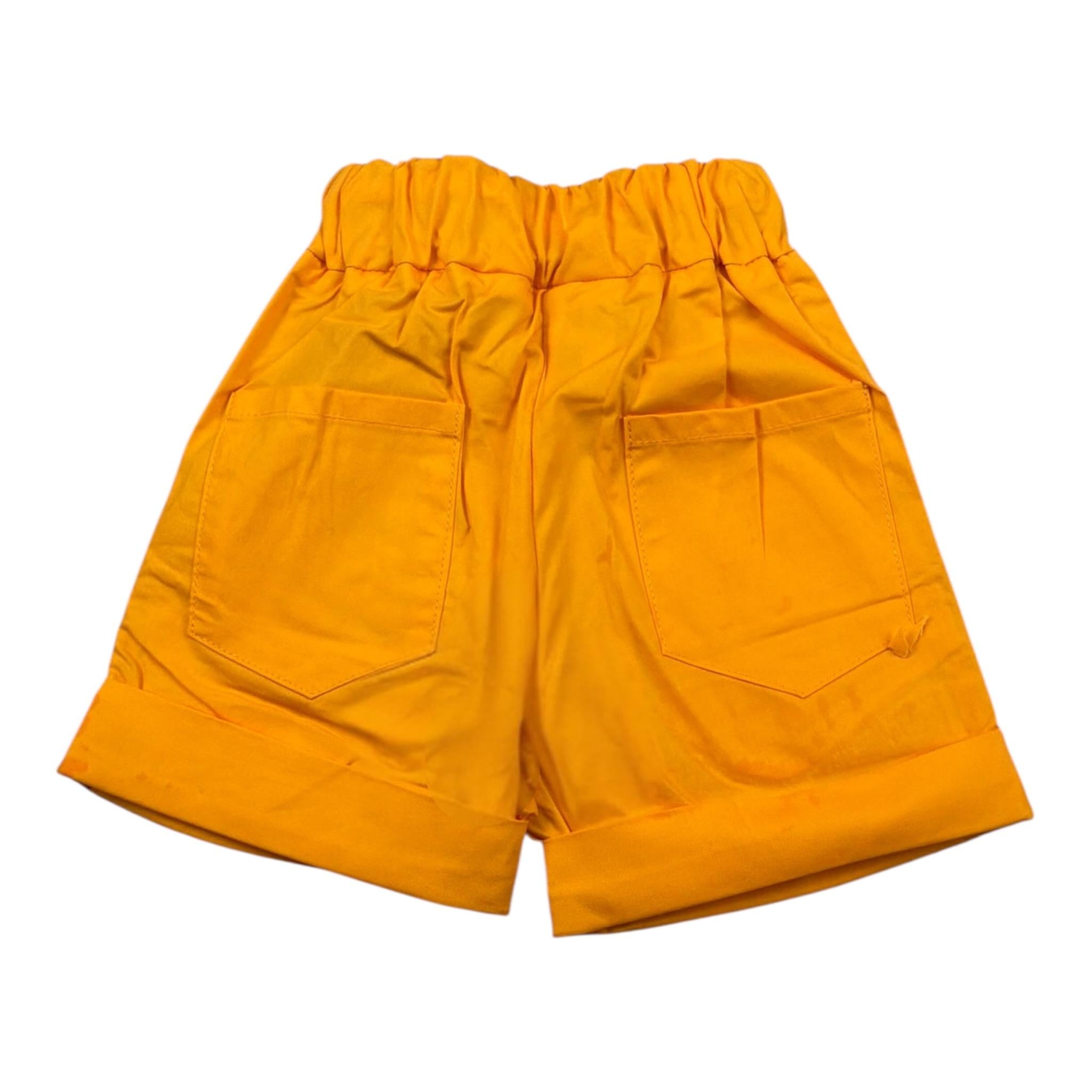 Brian Rush Bermuda tinta unita con Elastico In Vita Arancione per Neonato BRBM005 ARANCIONE BRIAN RUSH 