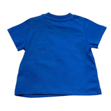 Moschino T-Shirt Girocollo Tinta Unita con Stampa per Neonata MZM047 BLU MOSCHINO 