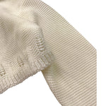 Barcellino Coprispalle Tinta Unita Traforato per Neonata 121408 PANNA BARCELLINO 