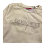 CESARE PACIOTTI shirt girocollo tinta unita con stampa Panna per Bambino TSP5373BJ PANNA CESARE PACIOTTI 