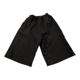 VICOLO short tinta unita con girovita regolabile Nero per Bambina 3141SZ00148 NERO VICOLO 