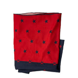 Daniele Alessandrini Two-Tone Blue Print Scarf For Children
