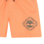 Timberland Costume Tinta Unita con Logo per Bambino T60481J ARANCIONE TIMBERLAND 