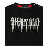 JOHN RICHMOND maglia tinta unita girocollo con stampa Nero per Neonato RIA24071MAXXX NERO JOHN RICHMOND 