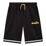 Diadora Bermuda Solid Color With Black Logo Print For Kids