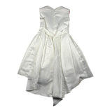 Magnifica Lulu Abito Cerimonia Giromanica Tinta Unita per Bambina SIMONAA BIANCO MAGNIFICA LULU 