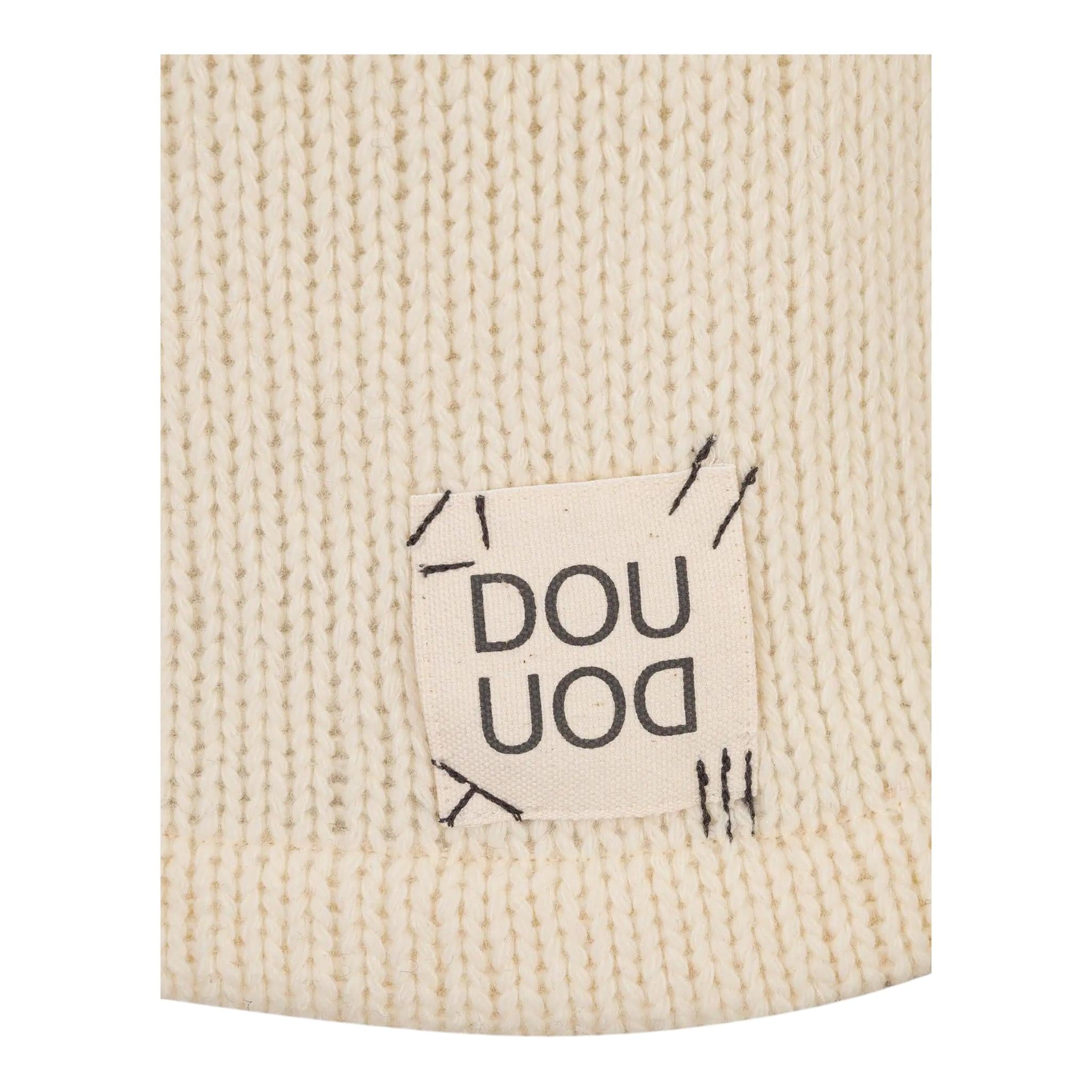 DOU DOU pantalone tinta unita modello a zampa Panna per Bambina DV6B30XX PANNA DOU DOU 