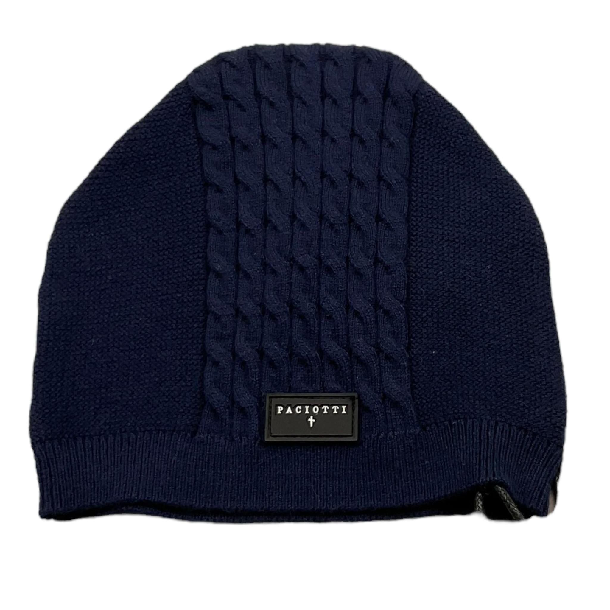 CESARE PACIOTTI cappello tinta unita con logo Blu per Bambino CAP5352BJ BLU CESARE PACIOTTI 