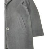 NEVER TOO cappotto tinta unita con bottoni Nero per Bambino NT1783R NERO NEVER TOO 