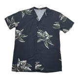 I'M Brian Solid Color Half Sleeve Shirt With Black Pattern For Newborn