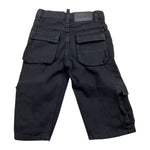 I'M BRIAN pantalone tinta unita con tasconi Nero per Bambino L2024 NERO I'M BRIAN 