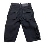 I'M BRIAN pantalone tinta unita con tasconi Nero per Bambino L2024 NERO I'M BRIAN 