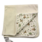 MOSCHINO coperta tinta unita con stampa Bianco per Neonato MPB00F BIANCO MOSCHINO 