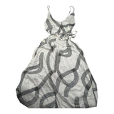 Xacus Abito Bretelline Tinta Unita con Stampe per Bambina 05562 PANNA XACUS 