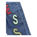 GUESS jeans tinta unita con logo Blu per Neonato N4YA03D4CA0X BLU GUESS 