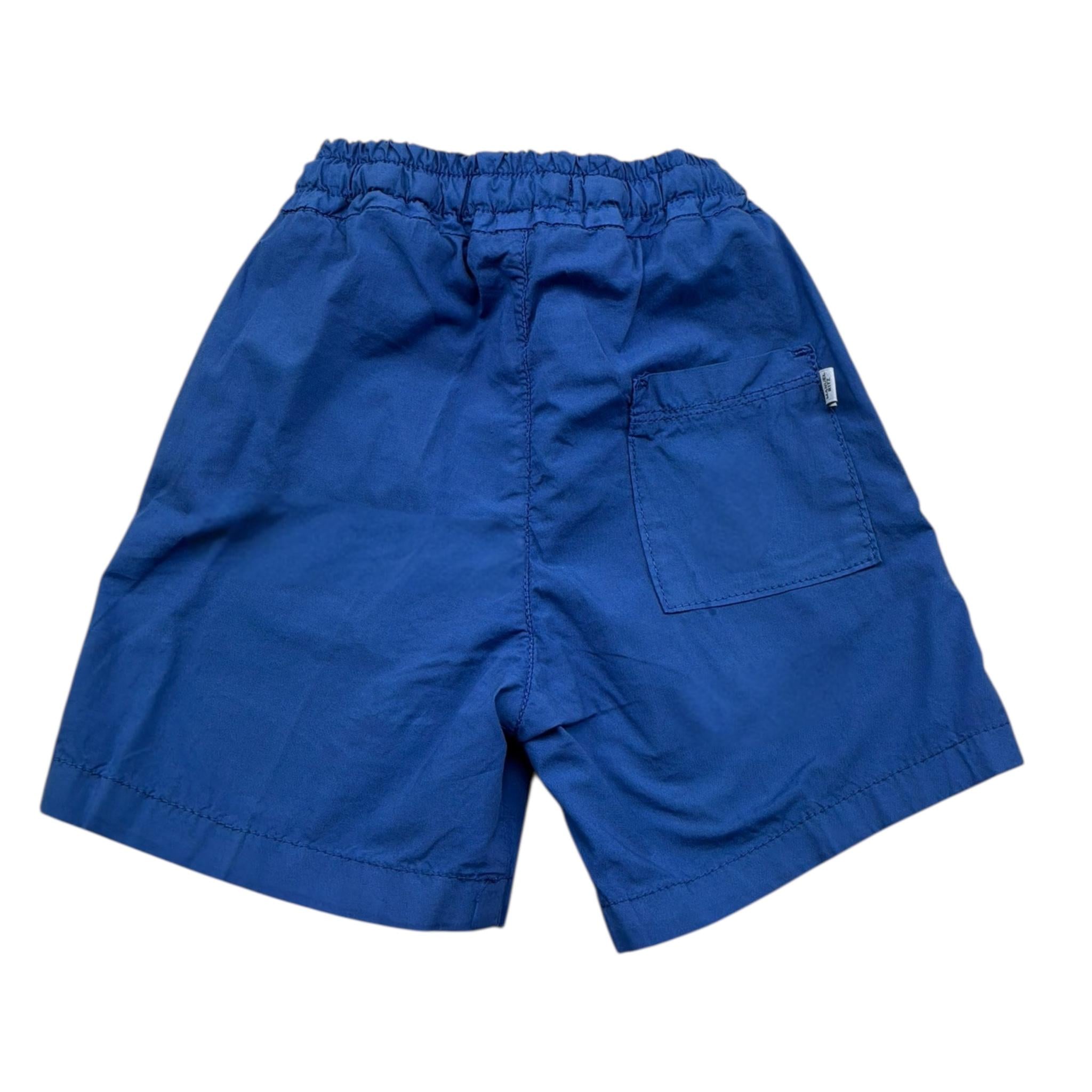 Manuel Ritz Bermuda Tinta Unita con Elastico In Vita per Bambino MR3019J BLU MANUEL RITZ 