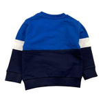 CESARE PACIOTTI felpa chiusa bicolore girocollo Blu per Neonato MFP2304B BLU CESARE PACIOTTI 
