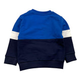 CESARE PACIOTTI felpa chiusa bicolore girocollo Blu per Neonato MFP2304B BLU CESARE PACIOTTI 