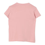 ELISABETTA FRANCHI tshirt girocollo tinta unita con logo Rosa per Bambina EFTS225X ROSA ELISABETTA FRANCHI 