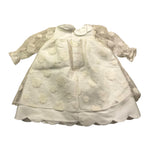 LA STUPENDERIA abita manica lunga tinta unita con tulle Panna per Neonata CCAB68 PANNA LA STUPENDERIA 