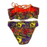 4Giveness 2 Piece Costume Bandeau-Panties Multi-Pattern Multicolor for Girls