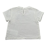 M+E' T-Shirt Girocollo Tinta Unita con Brillantini per Neonata UE1817N PANNA M+E' 