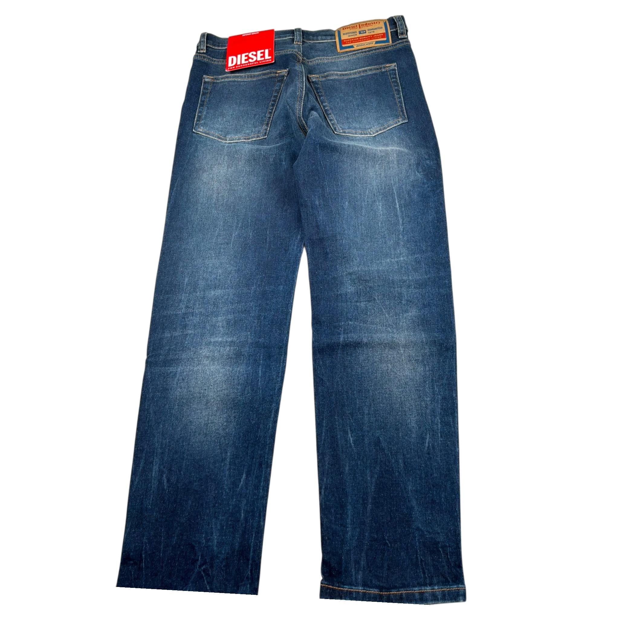 Diesel Jeans Tinta Unita con Girovita Regolabile per Bambino J00981 BLU DIESEL 