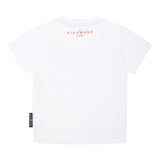 John Richmond T-Shirt Girocollo Tinta Unita con Stampa per Neonato RIP25014TS BIANCO JOHN RICHMOND 