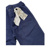 Cesare Paciotti Solid Color Pants With Elastic Waist Blue For Newborn