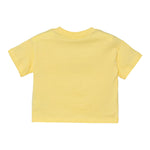 Lacoste T-Shirt Girocollo Tinta Unita con Stampa per Bambino TJ2463 GIALLO LACOSTE 
