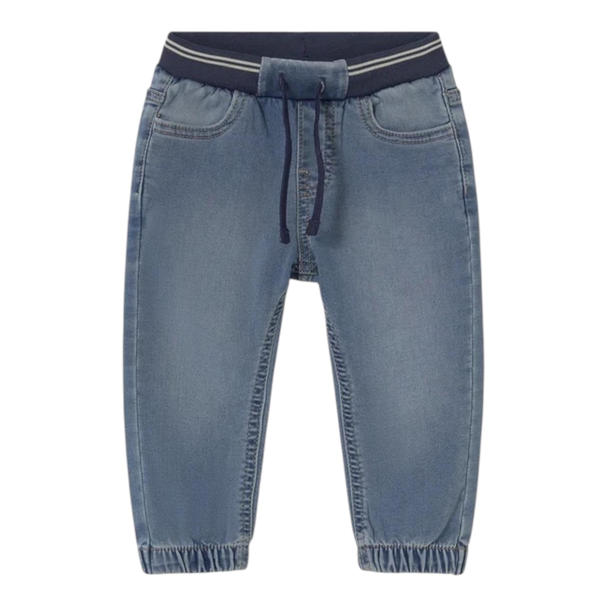 Mayoral Jeans Tinta Unita con Elastico In Vita per Neonato 1583 BLU MAYORAL 