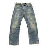 DIESEL jeans tinta unita con girovita regolabile Azzurro per Bambino 00J3RL AZZURRO DIESEL 