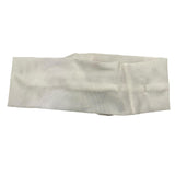 Light Colors Solid Color Headband With White Flower Applique For Newborn