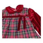 LA STUPENDERIA abito manica lunga tinta unita con culotte Rosso per Neonata TBAB58 ROSSO LA STUPENDERIA 