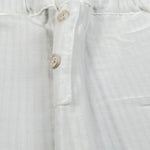 Petit Indi Pantalone Tinta Unita con Elastico In Vita per Neonato SS25BK8140XN BIANCO PETIT INDI 