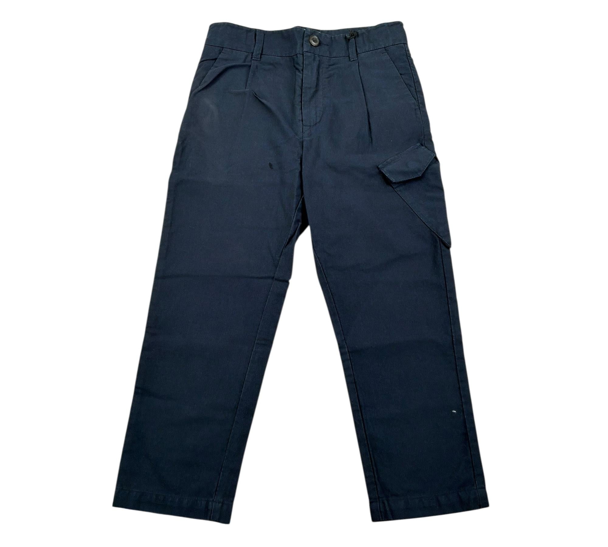 C.P. Company Pantalone Tinta Unita con Girovita Regolabile per Bambino CUP00Q BLU C.P. COMPANY 